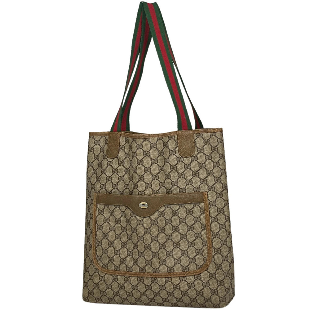 Gucci GG tote bag shoulder Sherry canvas beige